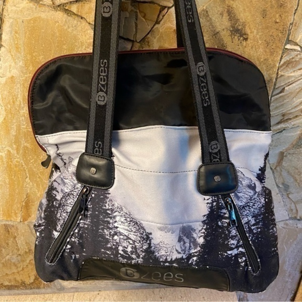 BZEES bag with unique forest theme and lots of room for all the essentials